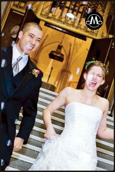 Anna Chlumsky and Shaun