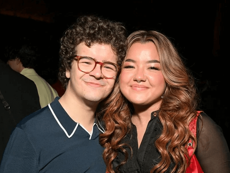 Gaten Matarazzo and Elizabeth Yu