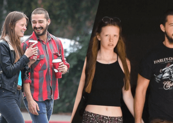 Mia Goth and Shia LaBeouf