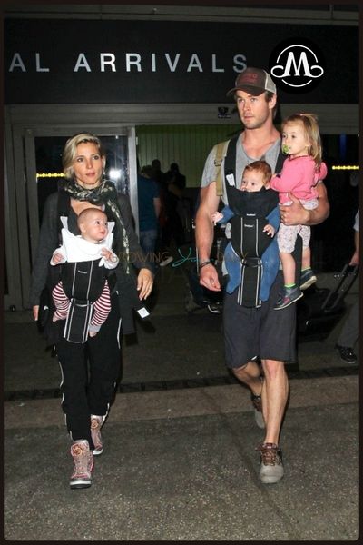 Elsa Pataky With Family