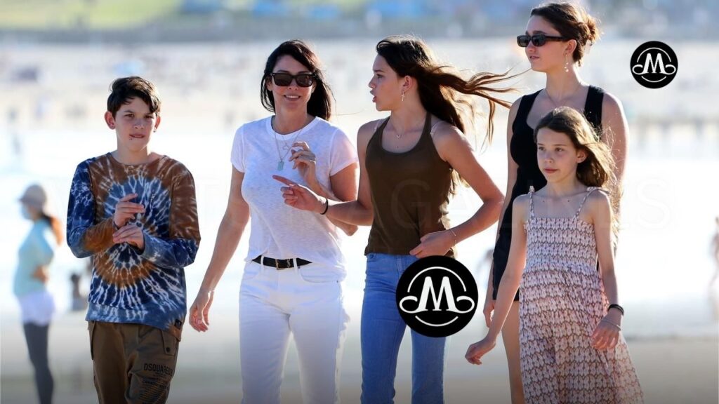 Erica Packer With Childrens