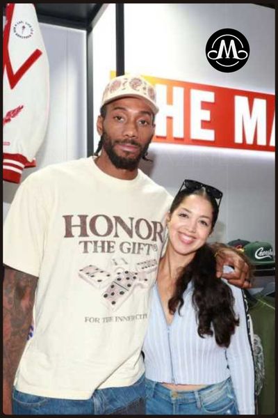 Kishele Shipley and Kawhi Leonard