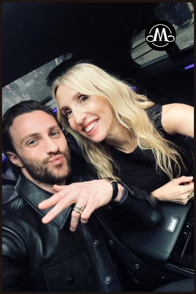 Sam Taylor-Johnson With Aaron Taylor-Johnson