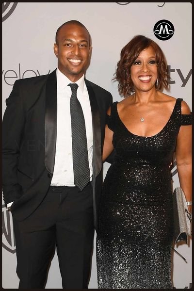Gayle King With Son