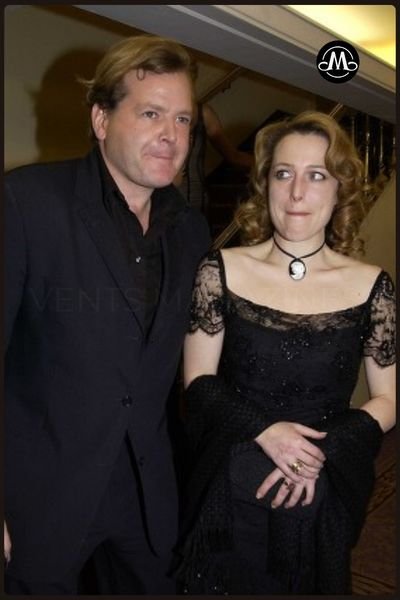 Julian Ozanne and Gillian Anderson