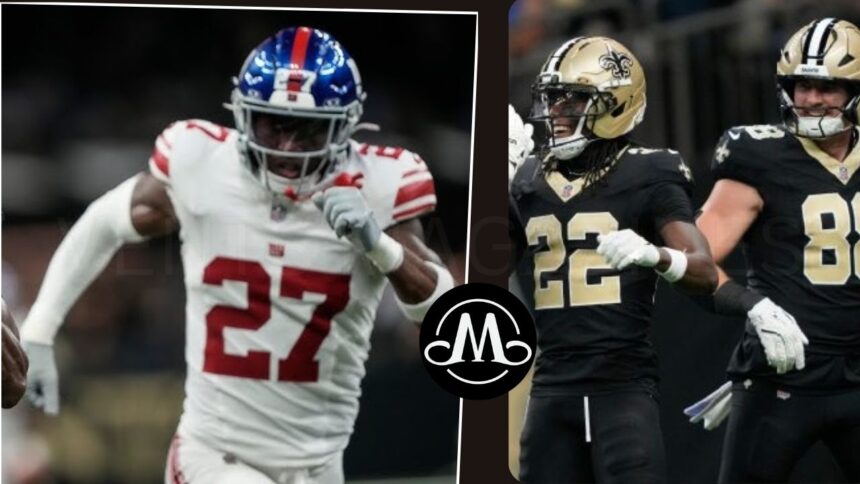 New York Giants vs New Orleans Saints Match Player Stats