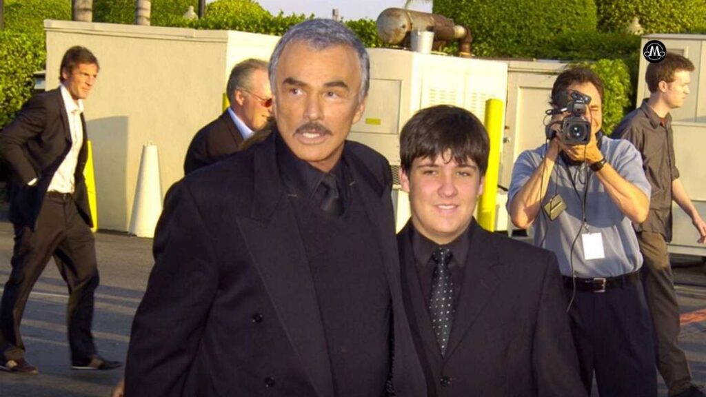 With Father Burt Reynolds