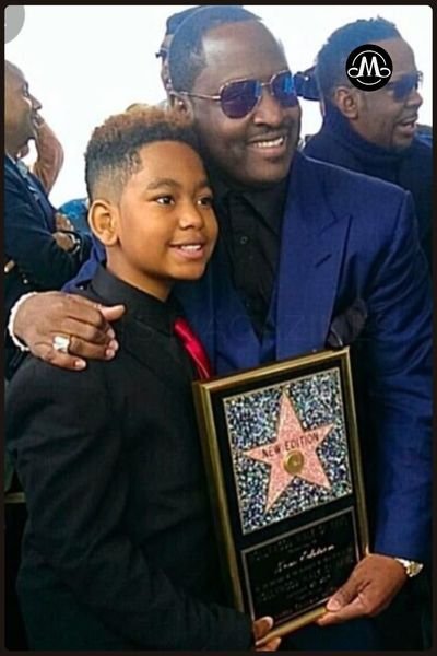 With R&B singer Johnny Gill
